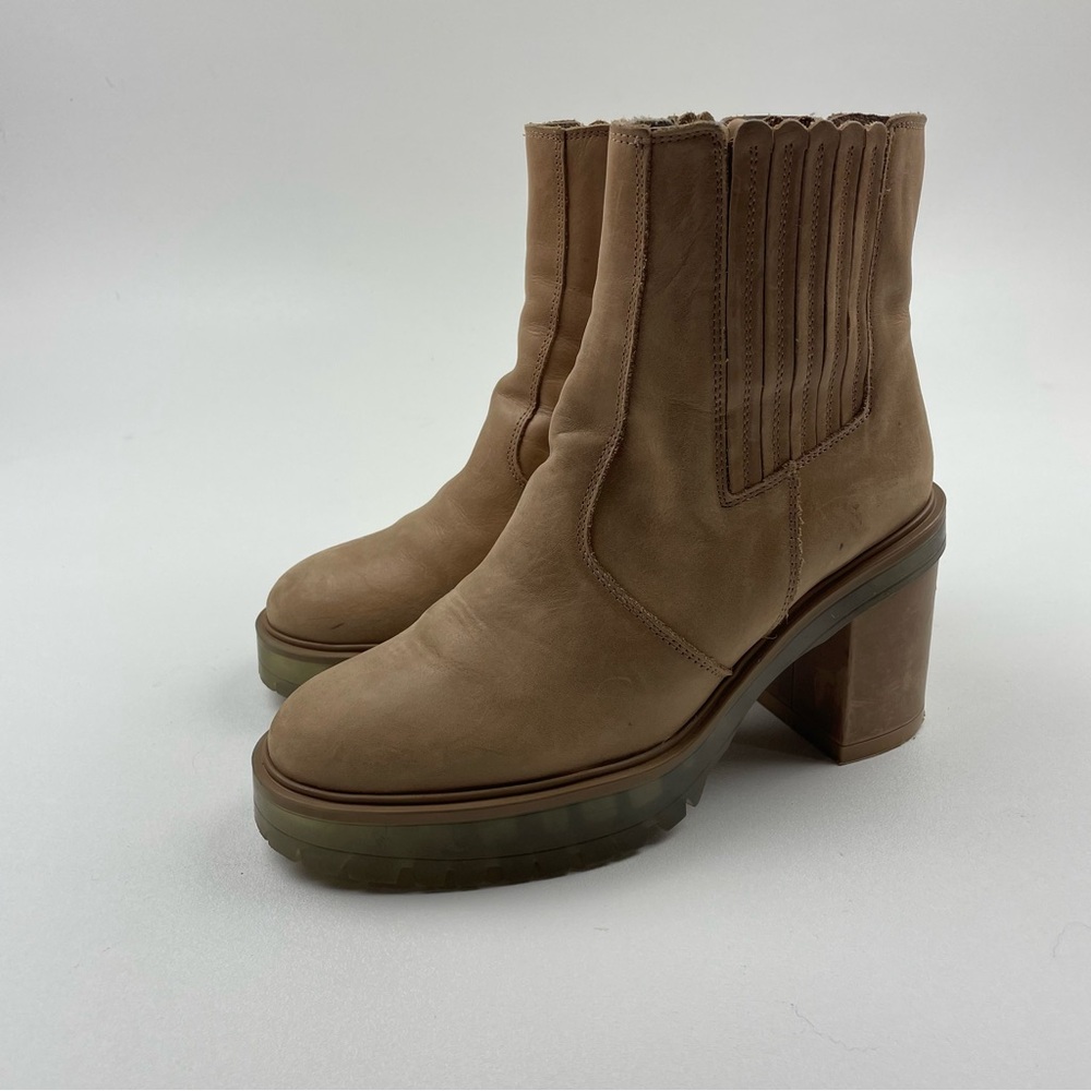 Free People Womens ‘James’ Leather Chelsea Boots EU 38 US 7.5